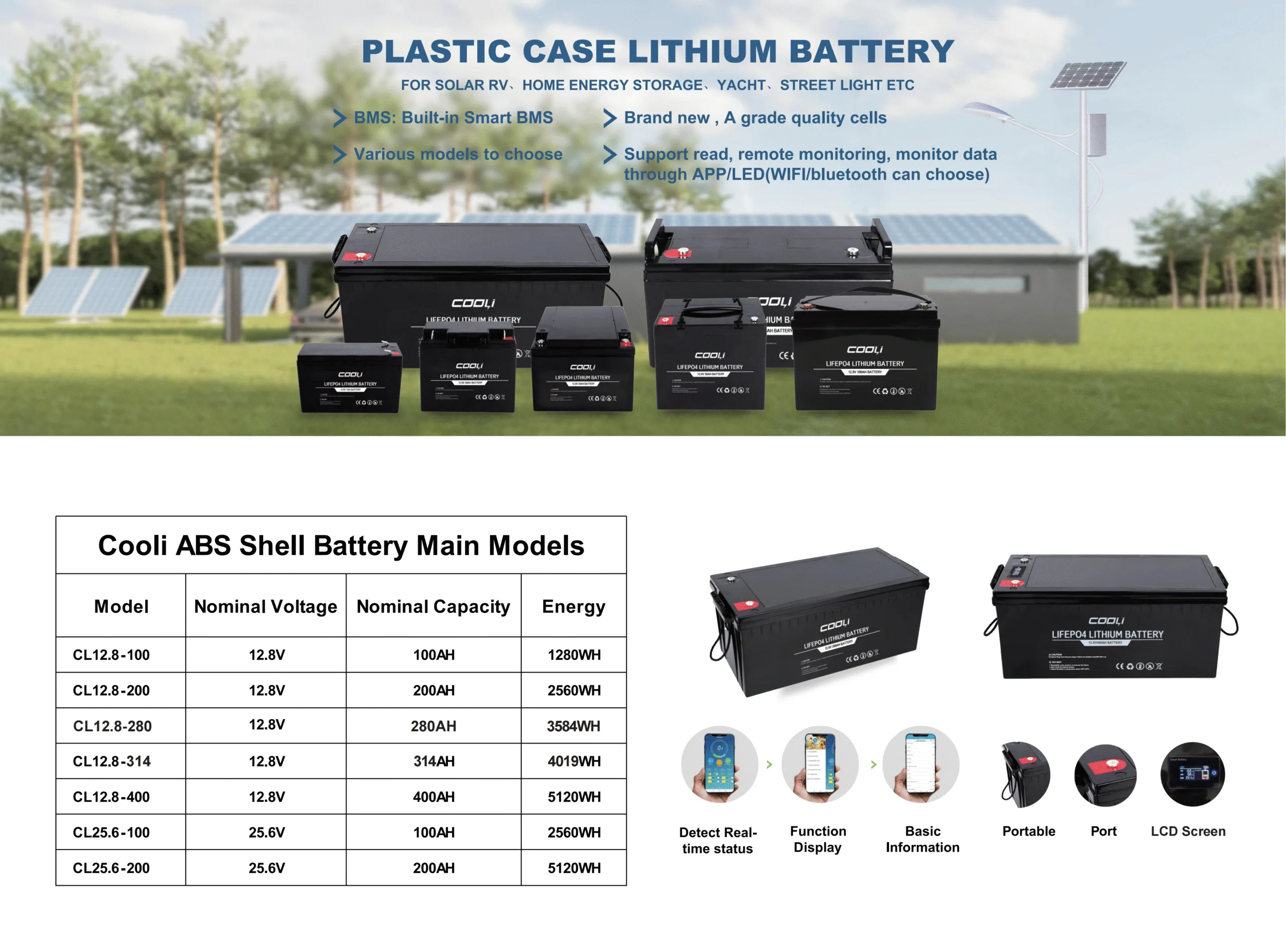 12.8V 100Ah LiFePO4 Battery – Reliable Power for Daily Energy Needs Cooli Catalog26.1 07 scaled