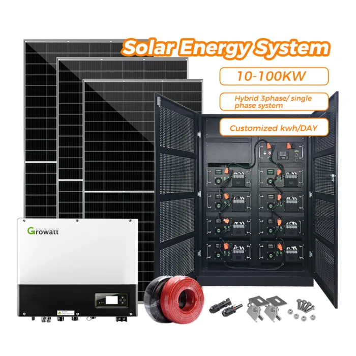 10kw-100kw Hybrid Solar Battery Storage System - Image 2