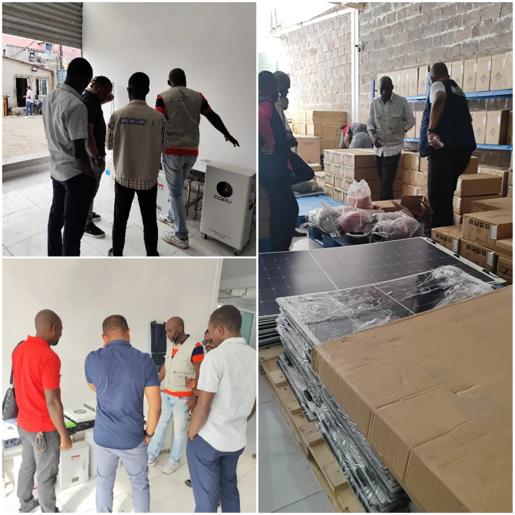 Prix LiFePO₄ Kinshasa : Stop générateur ! Visite COOLi local Customer visit