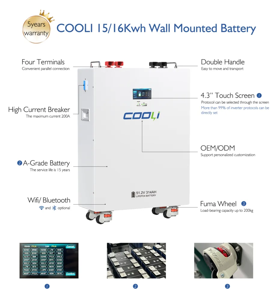 16kWh energy storage systems